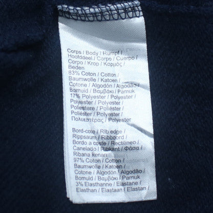 Lacoste Men's Blue Logo Tape Crew Neck Sweatshirt Size L