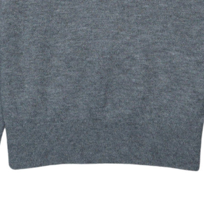 Tommy Hilfiger Men's Grey Wool 1/2 Zip Jumper Size M