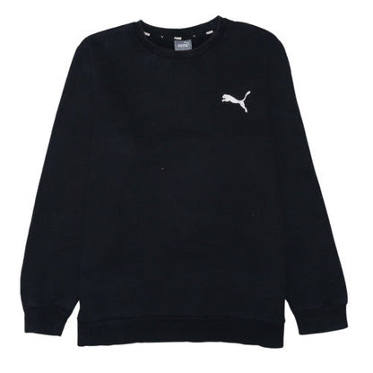 Puma Men's Black Crew Neck Pullover Sweatshirt Size M