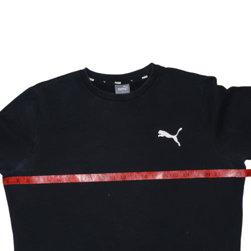 Puma Men's Black Crew Neck Pullover Sweatshirt Size M