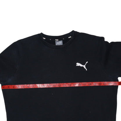 Puma Men's Black Crew Neck Pullover Sweatshirt Size M
