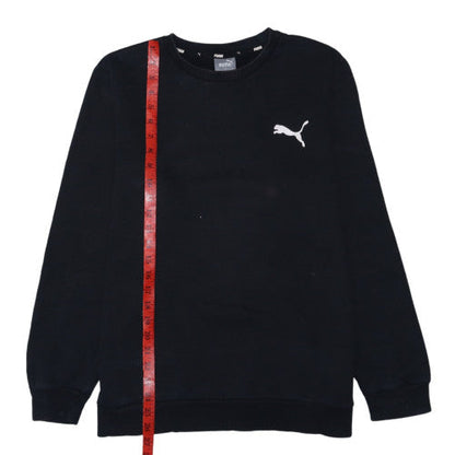Puma Men's Black Crew Neck Pullover Sweatshirt Size M