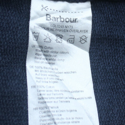 Barbour Womens Navy Blue Sweatshirt Size 12 Cotton Bird Print