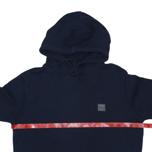 Hugo Boss Men's Blue Pullover Hoodie Size M Regular Fit