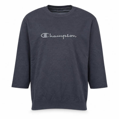 Champion Men's Grey 2XL Pullover Crew Neck Sweatshirt Vintage Logo