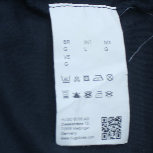 Hugo Boss Men's Black Regular Fit Track Jacket Size L