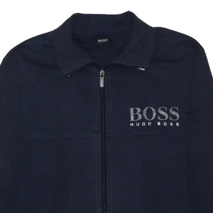 Hugo Boss Men's Black Regular Fit Track Jacket Size L