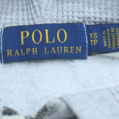 Polo Ralph Lauren Womens Grey Full Zip Hoodie XS Cotton Blend
