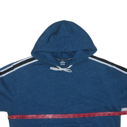 Under Armour Men Blue Pullover Hoodie Medium Sports Jersey