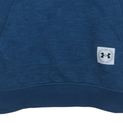 Under Armour Men Blue Pullover Hoodie Medium Sports Jersey