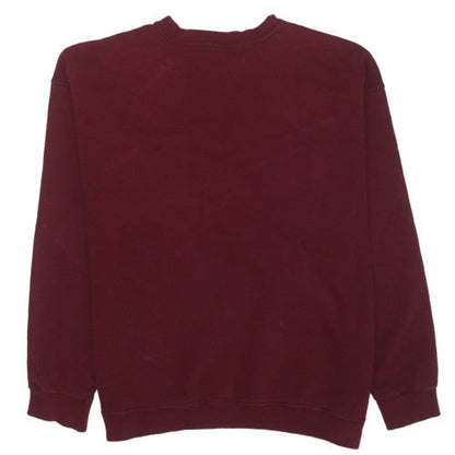 Nike Men's Red XL Pullover Sweatshirt Vintage Fleece Crew Neck
