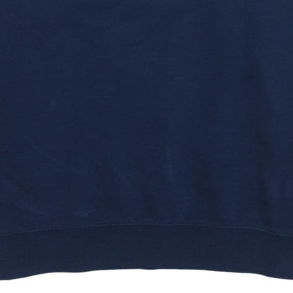 Nike Men's Navy Blue Crew Neck Sweatshirt L Classic Fleece Pullover