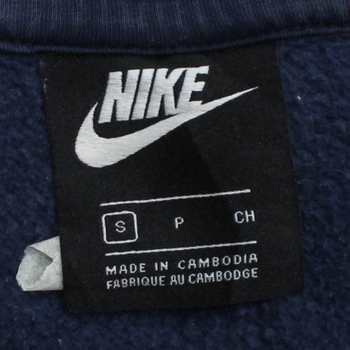 Nike Men’s Blue Full Zip Hoodie Sweatshirt Size S Regular Fit