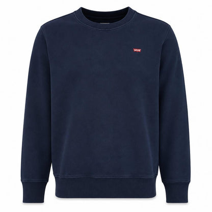 Levi's Men's Navy Blue Crew Neck Sweatshirt Size S Classic Fit