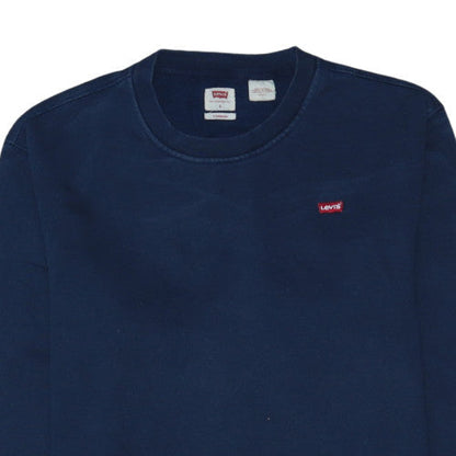 Levi's Men's Navy Blue Crew Neck Sweatshirt Size S Classic Fit