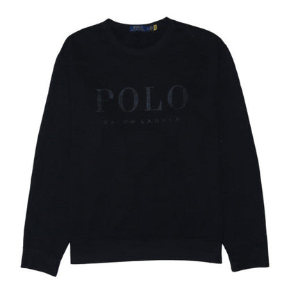 Polo Ralph Lauren Men's Black Large Crew Neck Sweatshirt