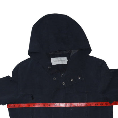 Calvin Klein Jeans Men's Black Hooded Parka Coat Size S