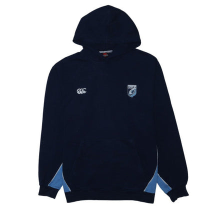 Canterbury Men's Blue Pullover Rugby Hoodie Size L Sportswear