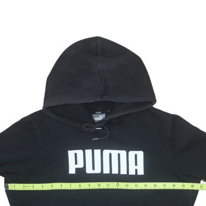 Puma Womens Black Pullover Hoodie Size 14 Hooded Sweatshirt