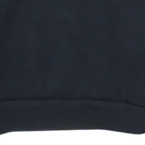 Puma Womens Black Pullover Hoodie Size 14 Hooded Sweatshirt