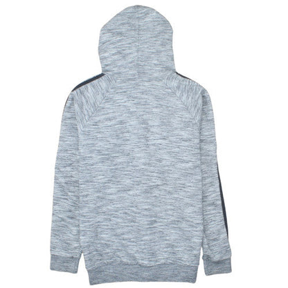 Adidas Mens Grey Full Zip Hoodie Size M Hooded Sweatshirt