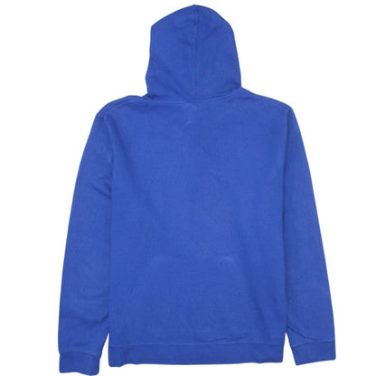 Majestic Mens Blue NY Giants Pullover Hoodie Size L Sports Fleece