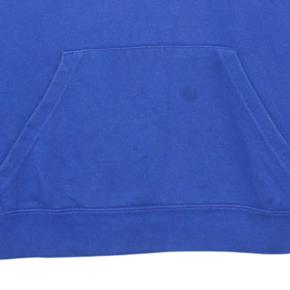 Majestic Mens Blue NY Giants Pullover Hoodie Size L Sports Fleece