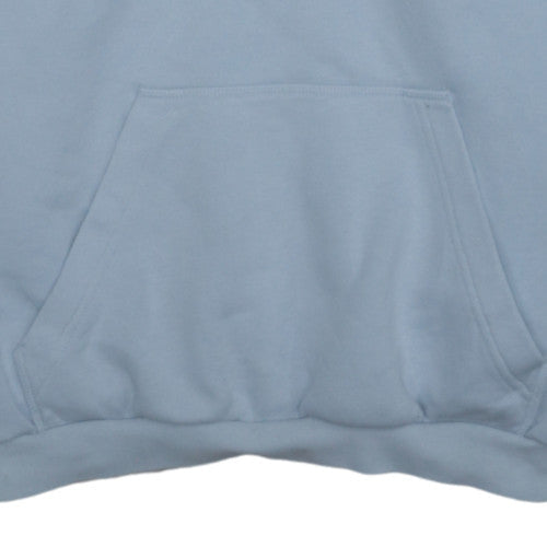 Adidas Womens Blue Pullover Hoodie Size 12 Classic Logo Design