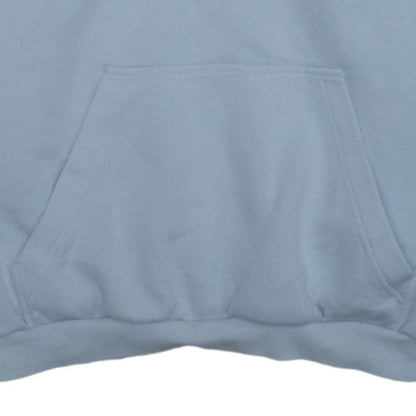 Adidas Womens Blue Pullover Hoodie Size 12 Classic Logo Design