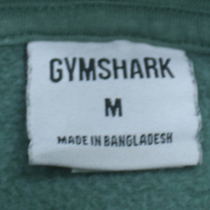 Gymshark Men's Green Full Zip Hoodie Size M Sportswear