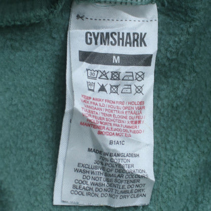 Gymshark Men's Green Full Zip Hoodie Size M Sportswear