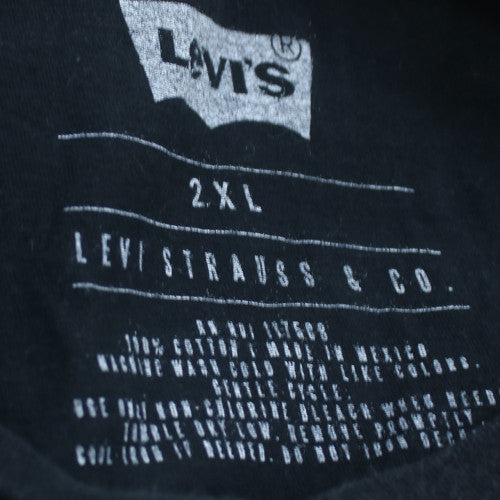 Levi's Men's Black 2XL Graphic Logo Crew Neck T-Shirt