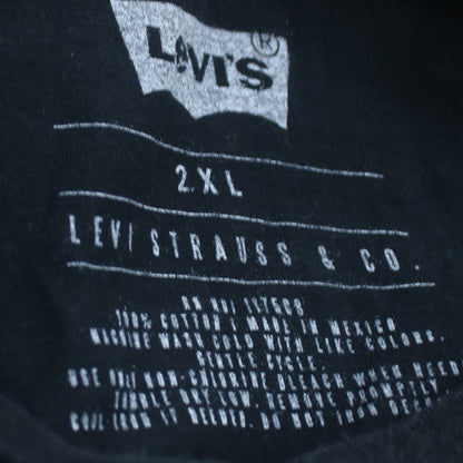 Levi's Men's Black 2XL Graphic Logo Crew Neck T-Shirt