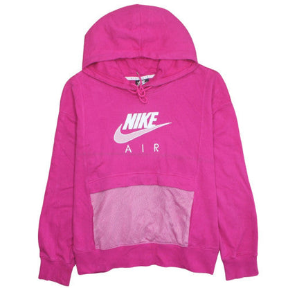 Nike Air Women’s Pink Pullover Hoodie 2XL Cotton Blend Logo Style