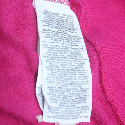 Nike Air Women’s Pink Pullover Hoodie 2XL Cotton Blend Logo Style