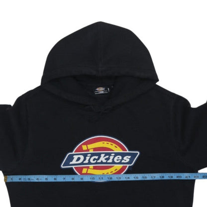 Dickies Men’s Black Pullover Hoodie Large Fleece Graphic Logo Sweatshirt
