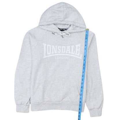 Lonsdale London Women's Grey Size 14 Pullover Hoodie