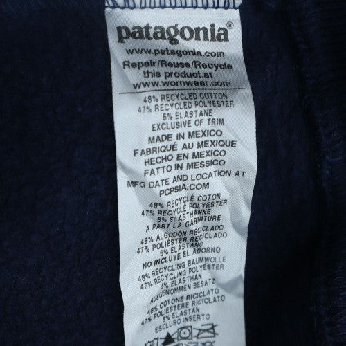Patagonia Men's Blue Pullover Hoodie L Regular Fit Fleece