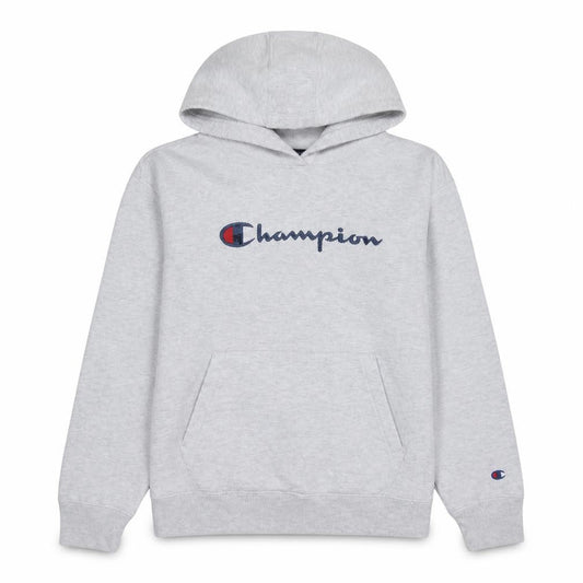 Champion Womens Grey Pullover Hoodie Medium Cotton Blend
