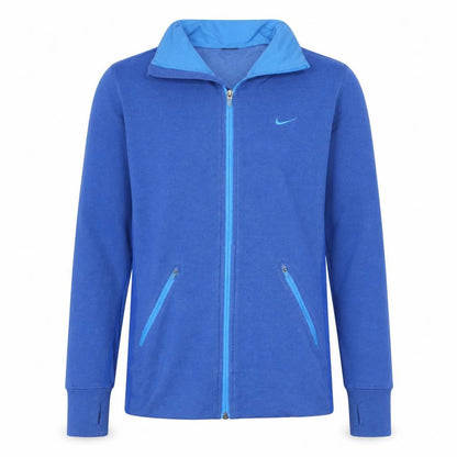 Nike Men's Blue Dri-FIT Full Zip Sweatshirt Jacket Size M