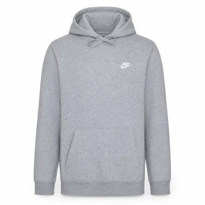 Nike Men Grey Pullover Hoodie Fleece Size M Regular Fit
