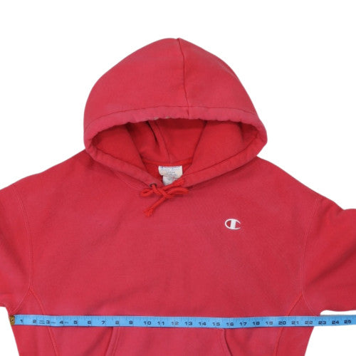 Champion Women’s Red Reverse Weave Pullover Hoodie Size L
