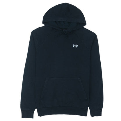 Under Armour Men's Black Pullover Hoodie Size M Fleece Relaxed Fit