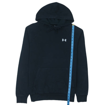 Under Armour Men's Black Pullover Hoodie Size M Fleece Relaxed Fit
