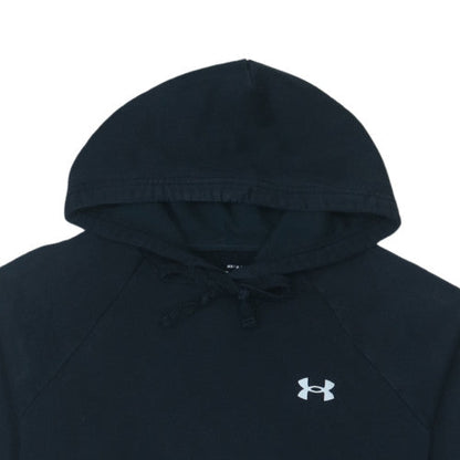 Under Armour Men's Black Pullover Hoodie Size M Fleece Relaxed Fit