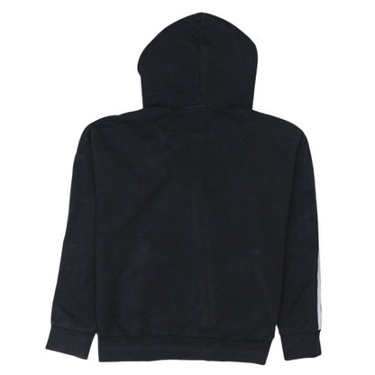 Adidas Womens Black Full Zip Hoodie Size M Cotton Blend Sportswear