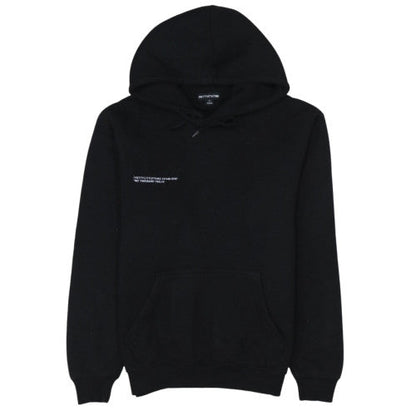 PrettyLittleThing Womens Black XS Pullover Hoodie Classic Fit