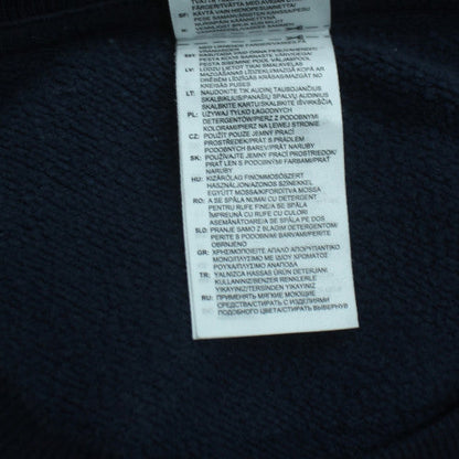Adidas Womens Navy Blue Crew Neck Pullover Sweatshirt M