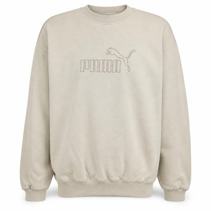 Puma Mens Beige XL Pullover Crew Neck Sweatshirt