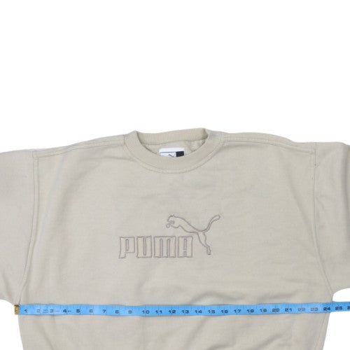 Puma Mens Beige XL Pullover Crew Neck Sweatshirt